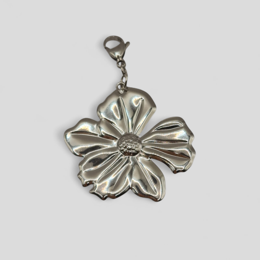 Charm Flor silver