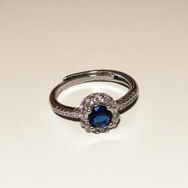 Anillo Mónac azul