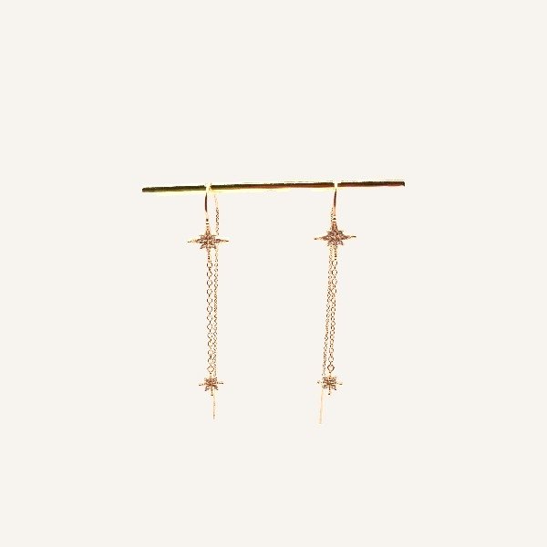Pendientes Aura Rosa