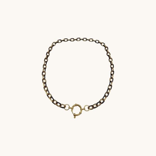 Collar Cadena oscura.