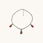 Collar Watermelon en la orilla
